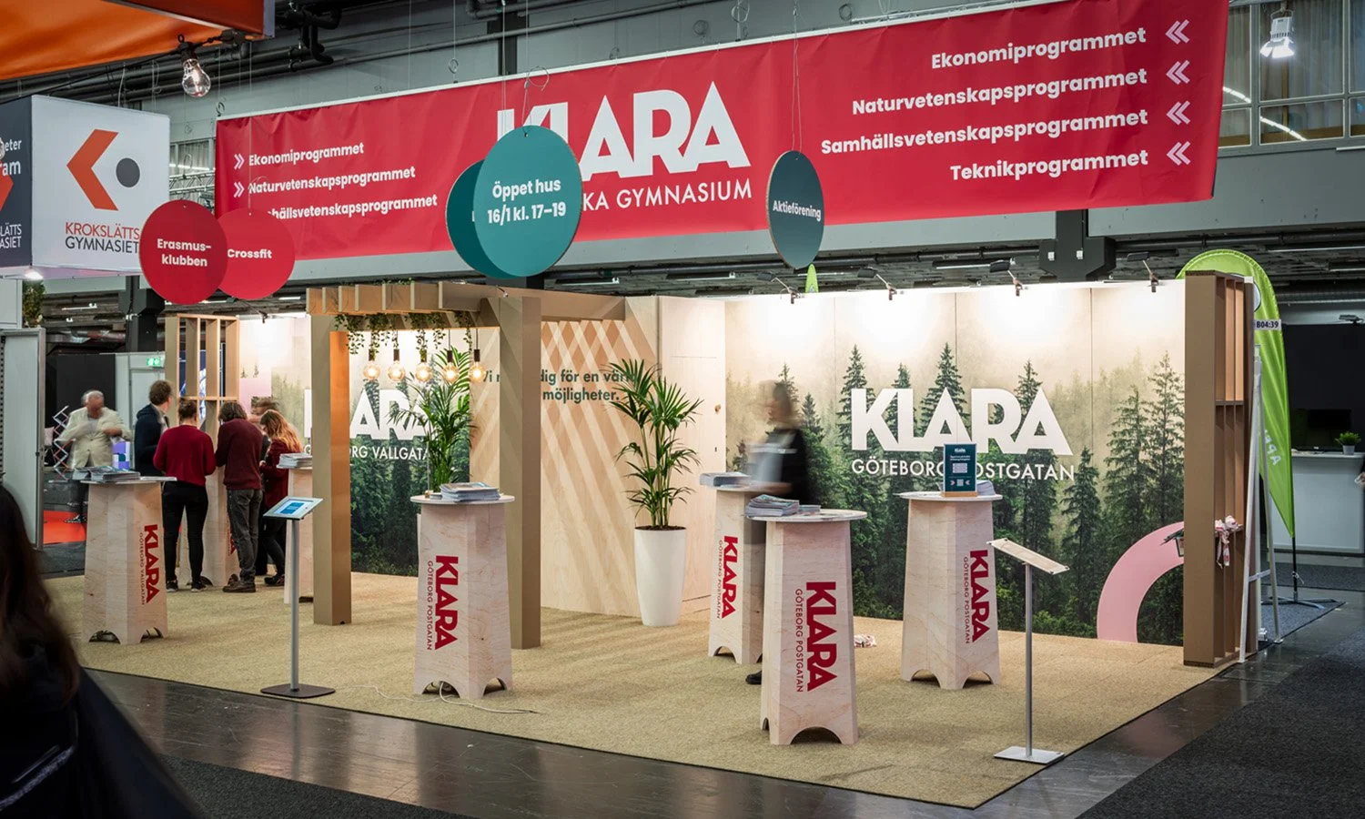 Gymnasiemässan Göteborg Mässmonter monterdesign monterbyggare design Kreativa