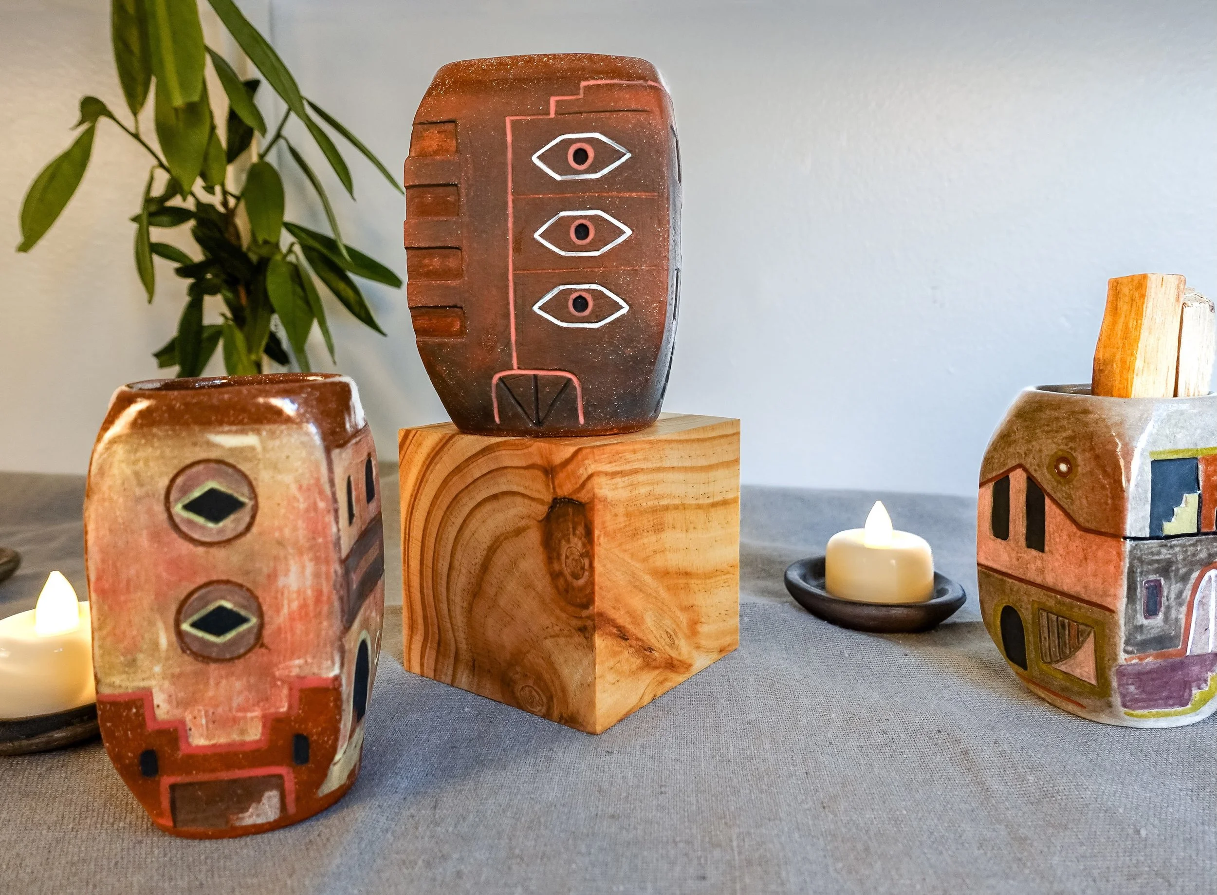 I started working with clay because of a completely unnecessary visual compulsion of mine. I couldn&rsquo;t find cat bowls I could live with seeing on the floor of my apartment every day.

I asked a ceramicist friend if I could use a little of her cl