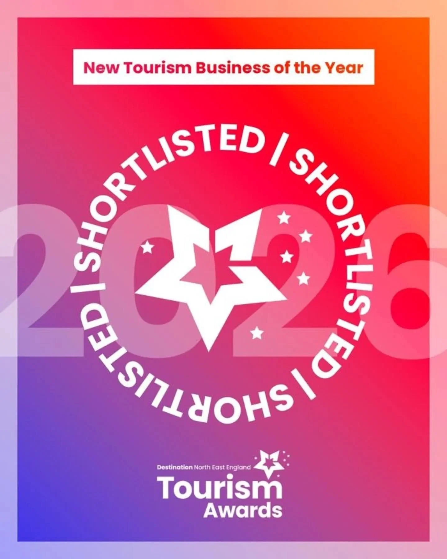 We are absolutely over the moon to have been shortlisted for not one but TWO awards at the 2026 North East England Tourism Awards #neeta 

Our guided tours, field courses and experiences have been shortlisted for New Tourism Business of the Year as w