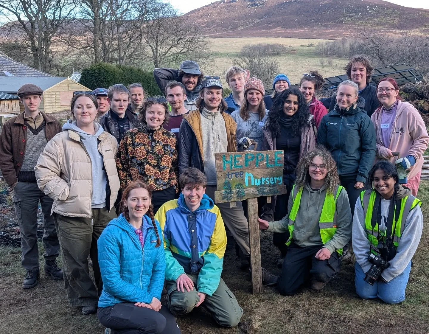 Lots more pictures and vids to come but... THANK YOU @youngwilders_ ☀️ A brilliant team of 20 were at Hepple in the Saturday Sun yesterday. They spent the morning attacking rhododendron sprigs popping across the moor, pulling out hundreds of the blig