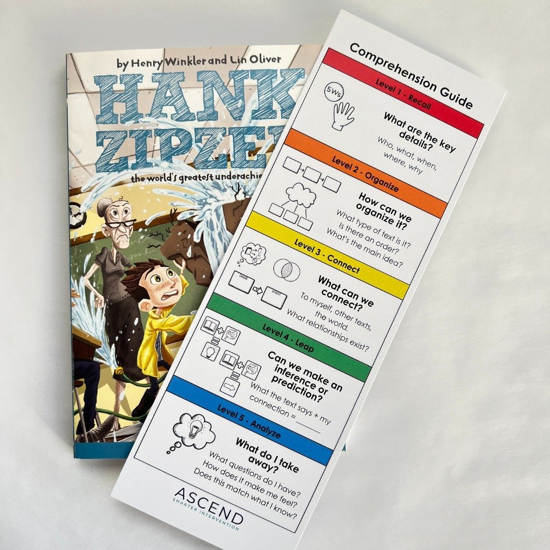 Do your students like the Hank Zipzer books? ⁠
⁠
Ours really enjoy them! ⁠
⁠
When we read books with our students, we like to draw their attention to before, during, and after reading strategies, as well as the 5 levels of processing. ⁠
⁠
What are yo