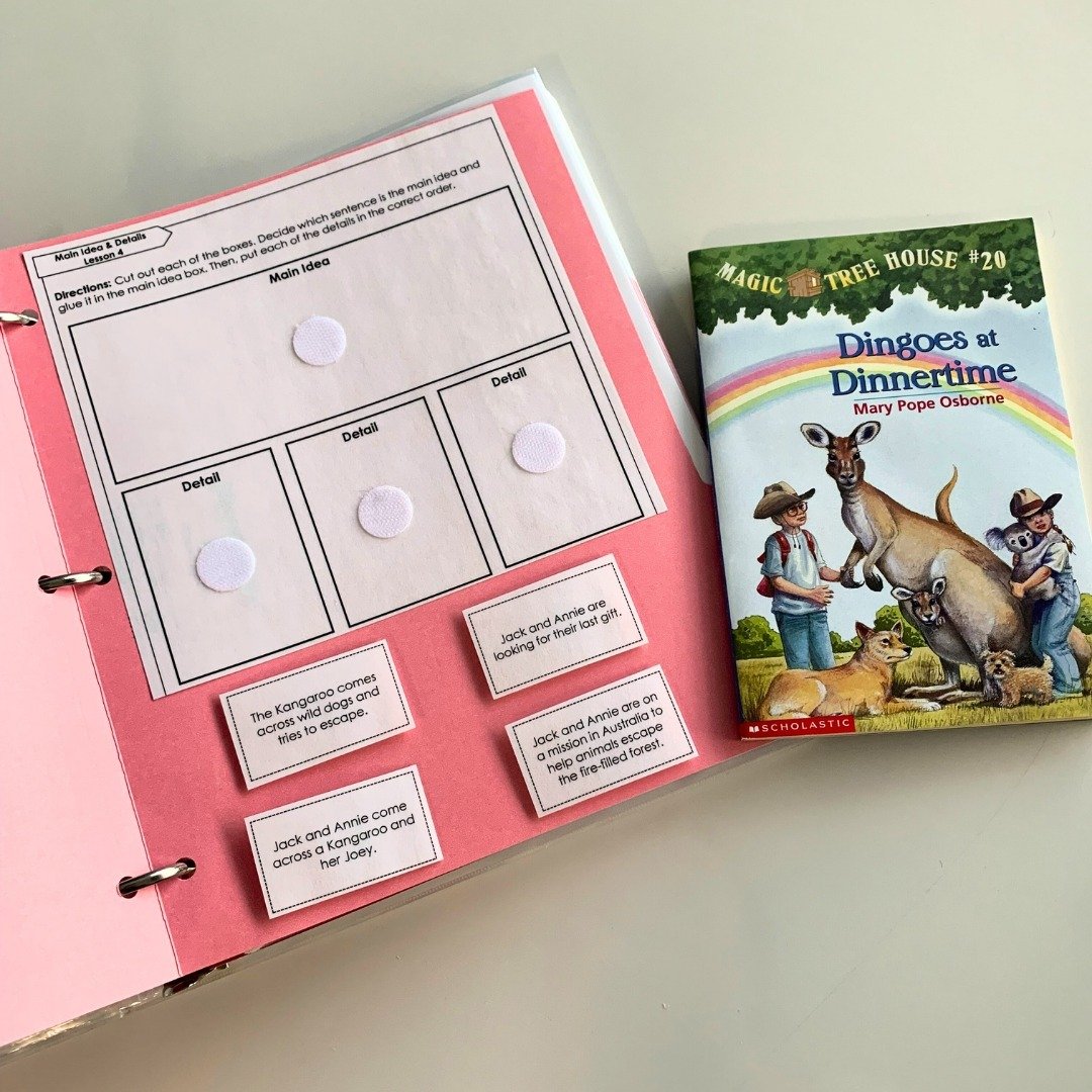 Our students have been loving this Dingoes at Dinnertime Book Club Unit recently! ⁠
⁠
When building this unit, we broke the book into 10 lessons (one for each chapter). In each lesson, we provide explicit instruction and extra practice in each of the