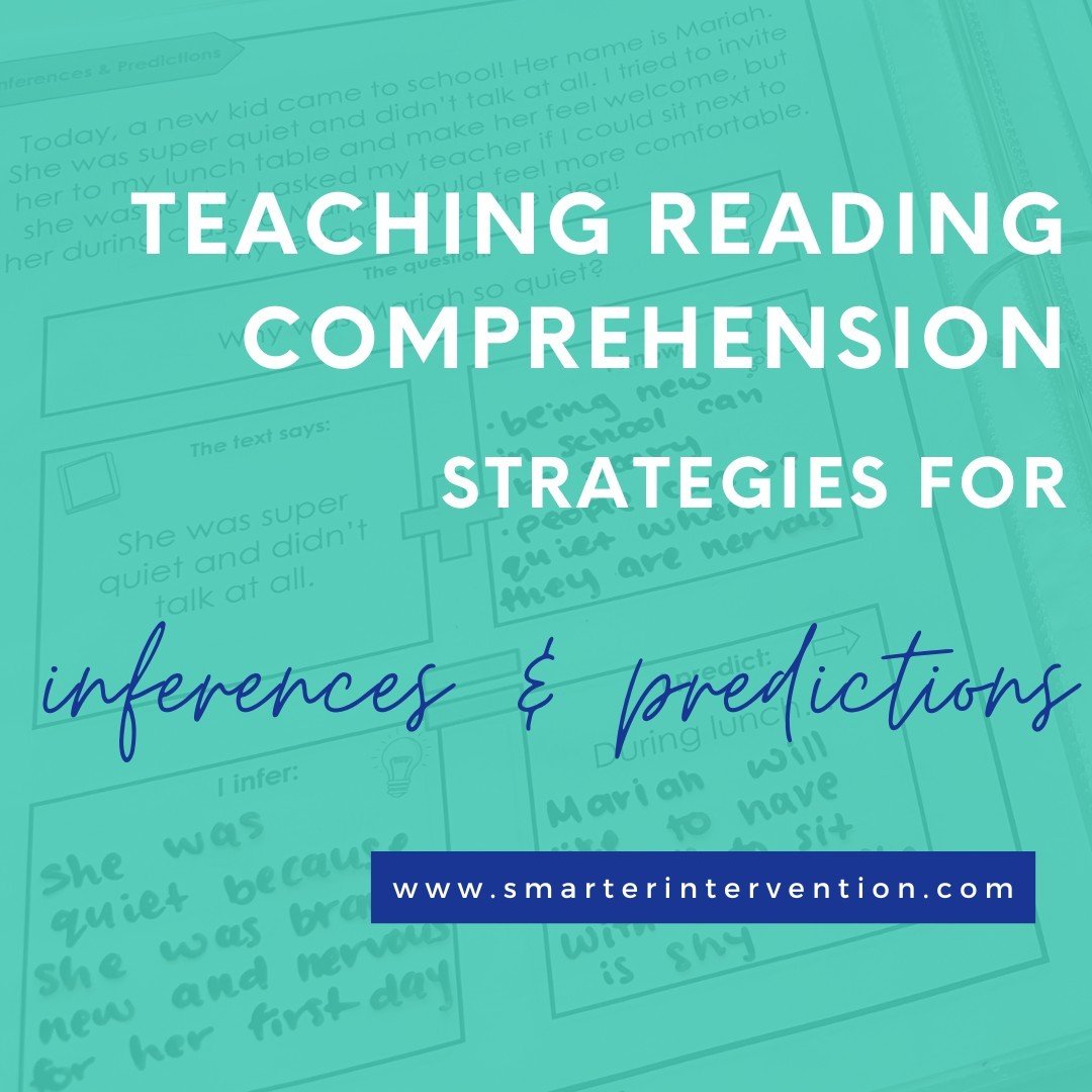 Do your students ever struggle to make appropriate inferences or predictions from a story or passage they've just heard or read?⁠
⁠
If so, not to worry, this is a high-level concept! And, we&rsquo;re here to share our explicit teaching strategy to he