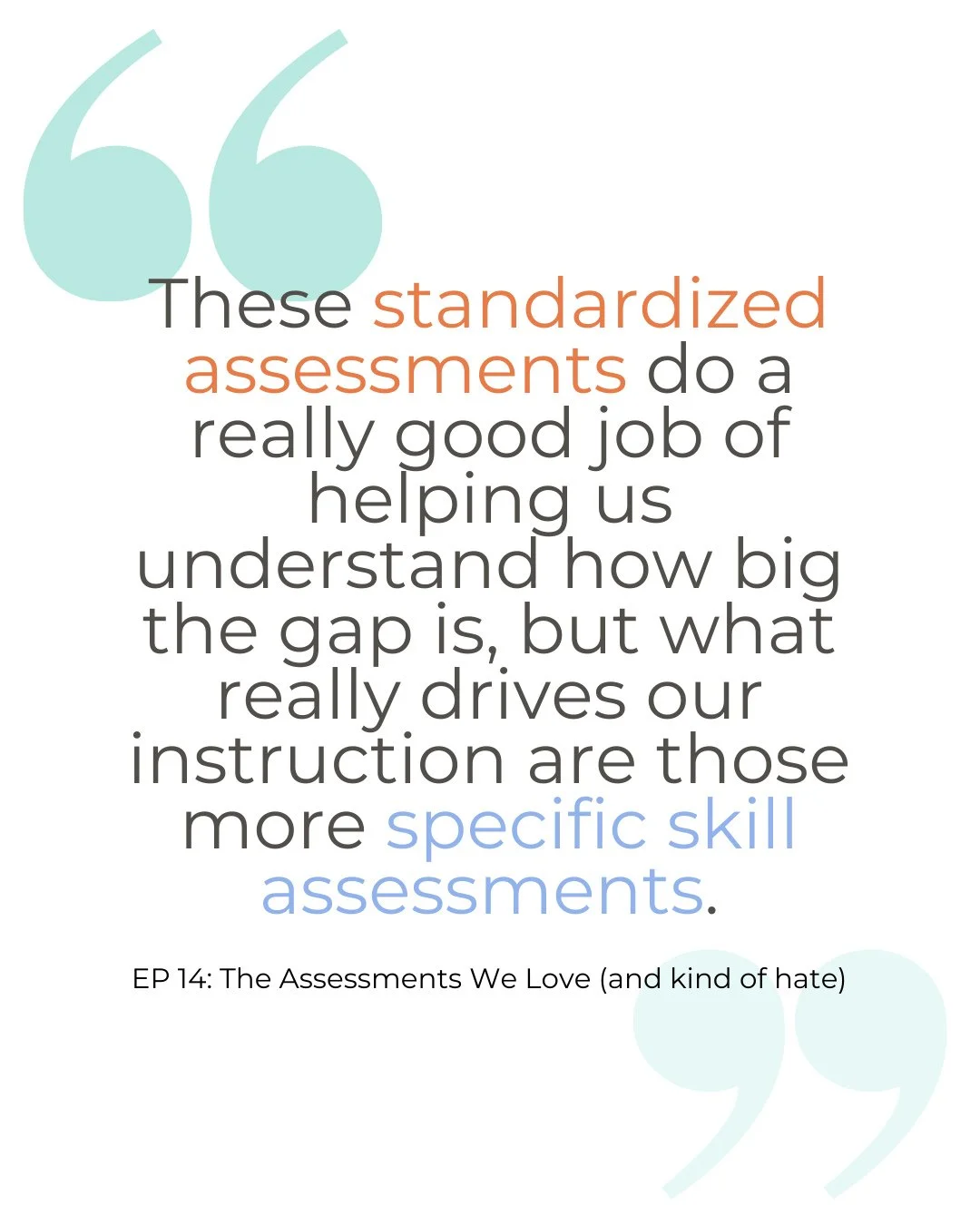 Corey and Lindsey recently sat down to talk all about the assessments we love (and kind of hate) on the SMARTER Literacy podcast! ⁠
⁠
Assessments are a huge component of our instruction because they help us understand so much about what gaps students