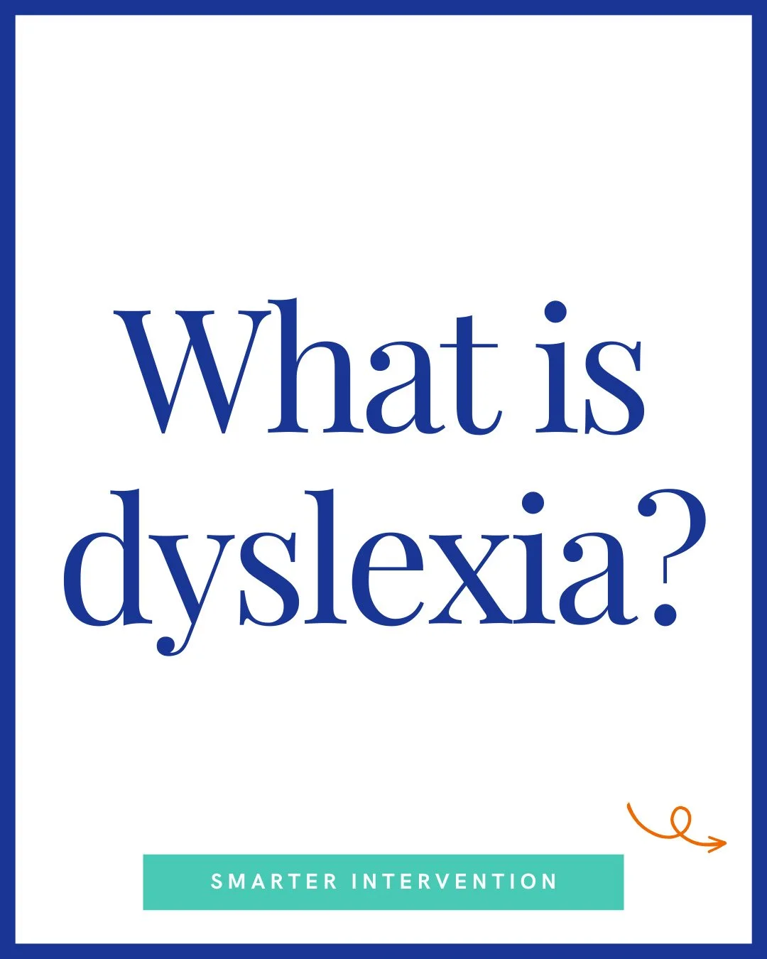 What is dyslexia?⁠
⁠
Whether you&rsquo;re an interventionist, a teacher, or a parent, if you&rsquo;re concerned about a child struggling with reading or spelling, you are not alone...and you are in the right place.⁠
⁠
It can be hard to know whether a