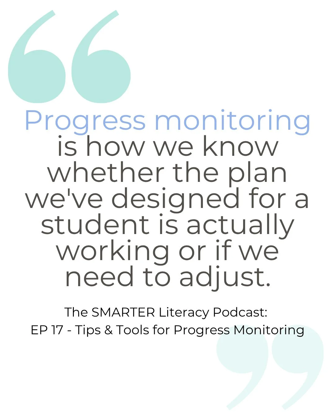 If you've been following along with us, you know that we deeply believe that progress monitoring isn&rsquo;t just a step in your lesson.⁠
⁠
It's how we stay connected to our students. It&rsquo;s the moment that tells you, yes, this is working. Or, no