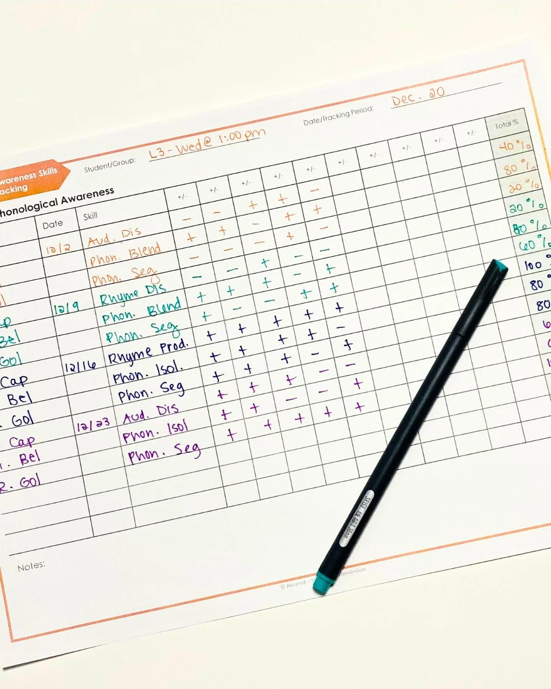 Progress monitoring doesn&rsquo;t have to be overwhelming. ✨⁠
⁠
Grab our free data-tracking sheets + literacy goal bank and make tracking growth simple, effective, and totally manageable.⁠
⁠
Whether you&rsquo;re measuring PA, phonics, fluency, vocabu
