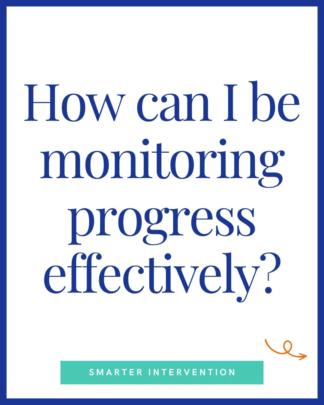 Effective progress monitoring is a process. Swipe through for a sneak peek 👀 ⁠
⁠
Then, for more information, check out our Spotlight PD Training - Progress Monitoring Made Simple: How to Set Goals and Track What Matters.⁠
⁠
In this training, we&rsqu
