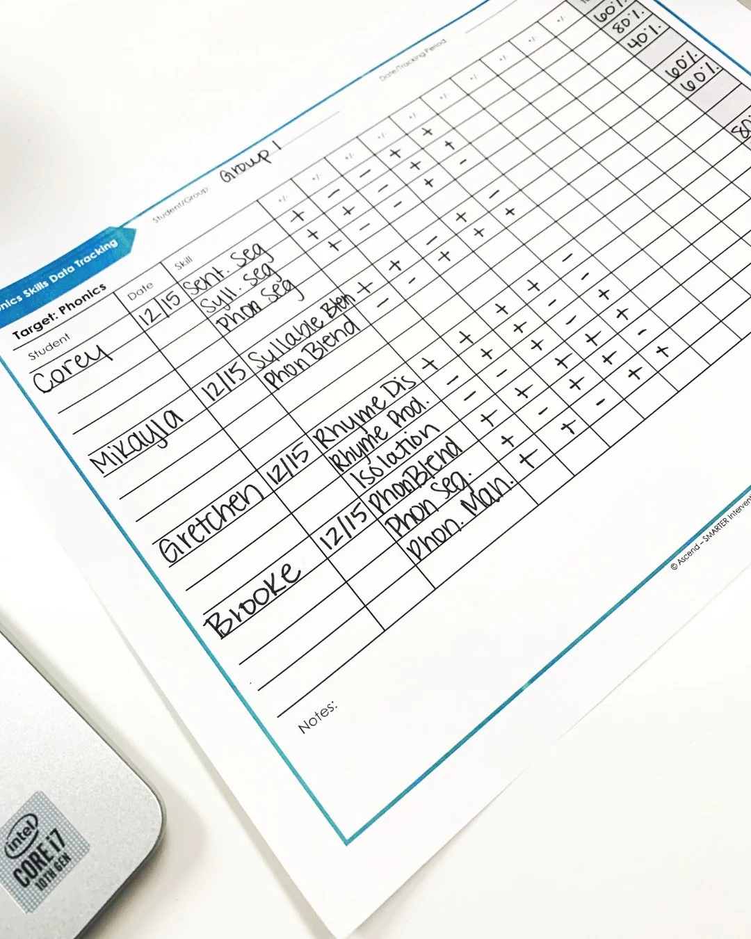 Progress monitoring doesn&rsquo;t have to be overwhelming. ✨⁠
⁠
Grab our free data-tracking sheets + literacy goal bank and make tracking growth simple, effective, and totally manageable.⁠
⁠
Whether you&rsquo;re measuring PA, phonics, fluency, vocabu