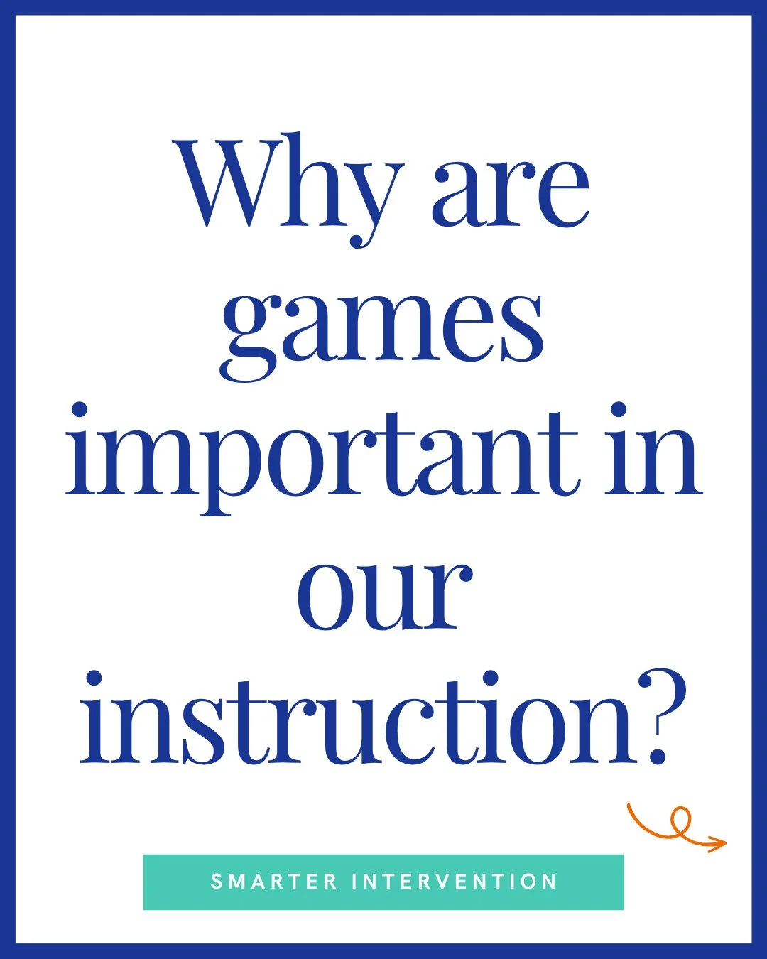 Sometimes when we say we spend a chunk of our literacy intervention time playing games, we get a little side-eye. 👀⁠
⁠
But here&rsquo;s the thing, these games aren&rsquo;t just for fun. Every game we use is chosen with a purpose. They reinforce the 