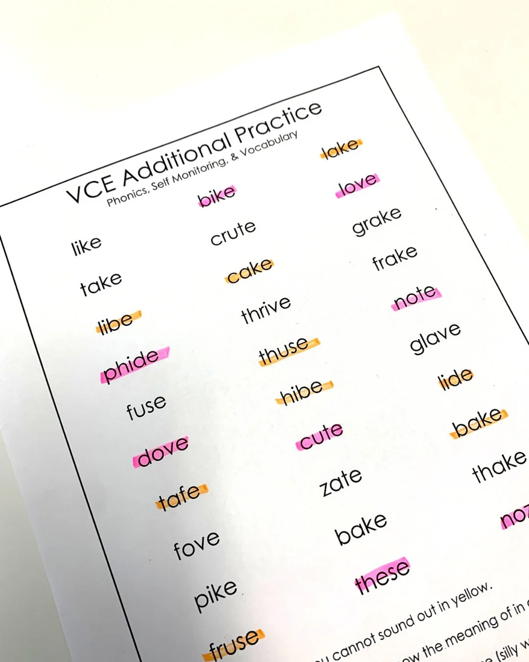 Sometimes, the simplest change can transform your literacy instruction. ⁠
⁠
For example, these look like word lists (because they are!). But by adding dice, you instantly have an engaging and effective game. ⁠
⁠
Have one student work across the list 