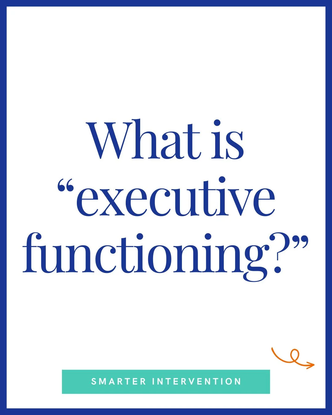 I (Mikayla) remember almost 10 years ago when Corey and I started talking about this term I had never heard of called "executive functioning." ⁠
⁠
As I learned more about it, I realized that EF deals with a LOT of different skills. Things l