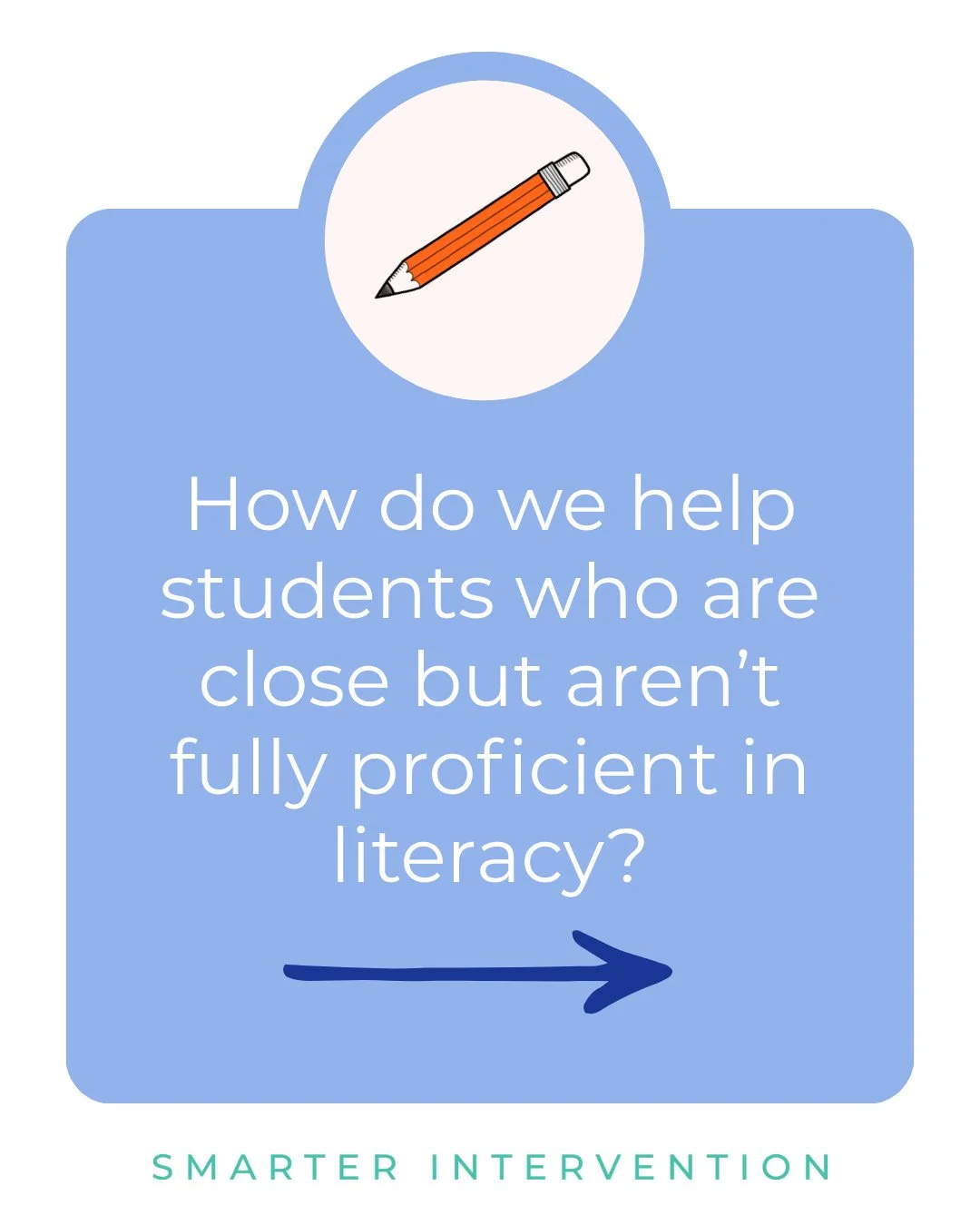 How do we help students who are close but aren't fully proficient in literacy? ⁠
⁠
We call this the "messy middle." ⁠
⁠
Students in the messy middle often...⁠
⁠
➡️ Have skills, but lack consistent application⁠
⁠
➡️ Perform well in isolation