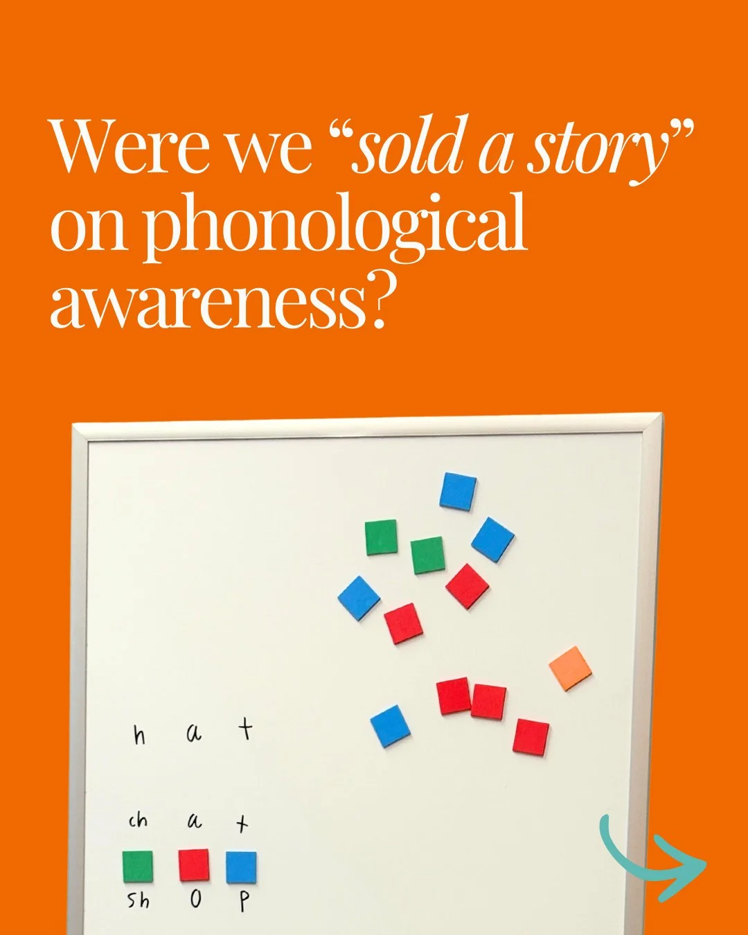 This idea popped up on my IG feed a few weeks ago, and it caught my attention (algorithm doing what it was designed to do 😂). The idea was that we were "sold a story" on phonological awareness and that PA wasn't as helpful or necessary as 