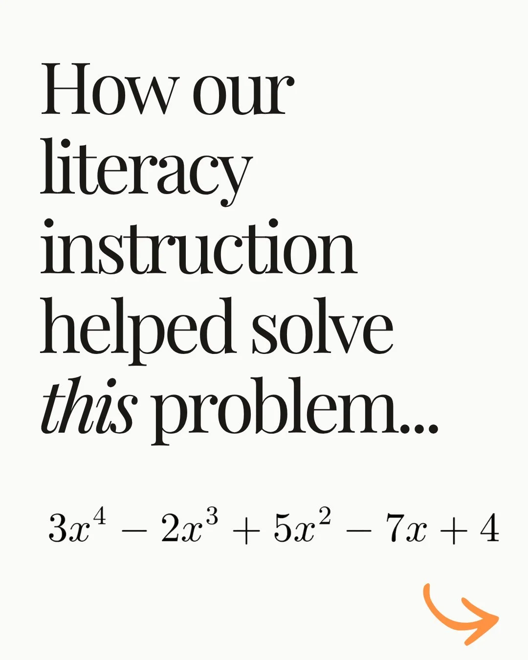 I don't know about you, but these past few weeks have been busy with testing. State assessments, year-end progress monitoring, finals for my older students... it's been a lot.⁠
⁠
One of the things that kept coming back to me through all of it was the
