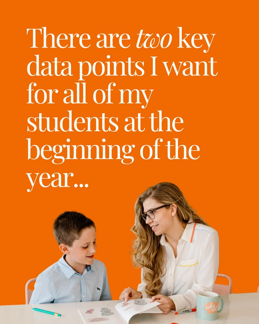 At the beginning of each academic year, there are two key data points that I want to have for each of my students.⁠
⁠
1. Universal screening data - or any assessment data that lets me know if they are on grade level (meeting benchmark) or not.⁠
⁠
2. 