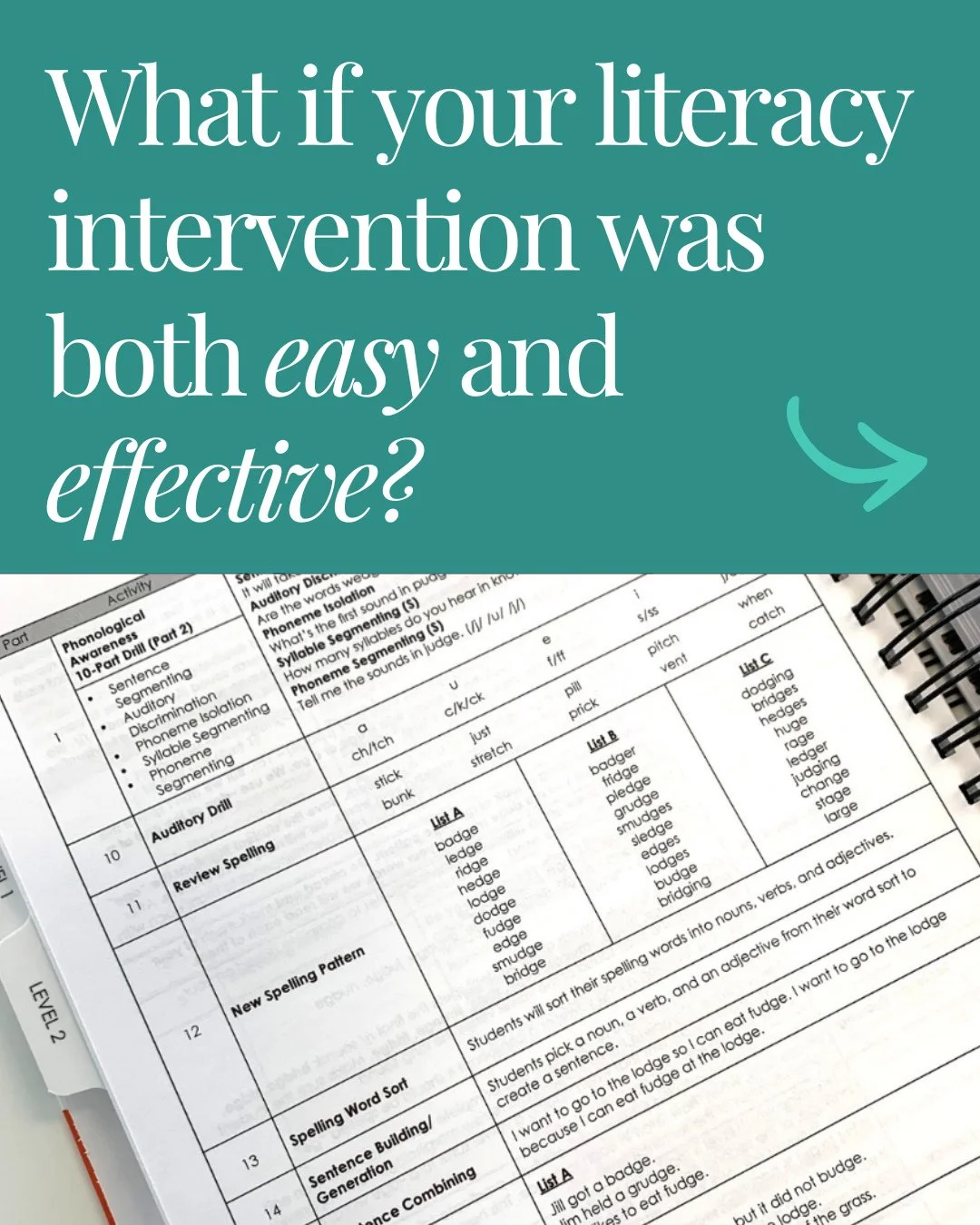I always felt like this was an either/or situation. Either my literacy intervention could be easy to prep and deliver or my students could get the best results from the intervention. ⁠
⁠
Not both.⁠
⁠
Because I thought the only way my students could g