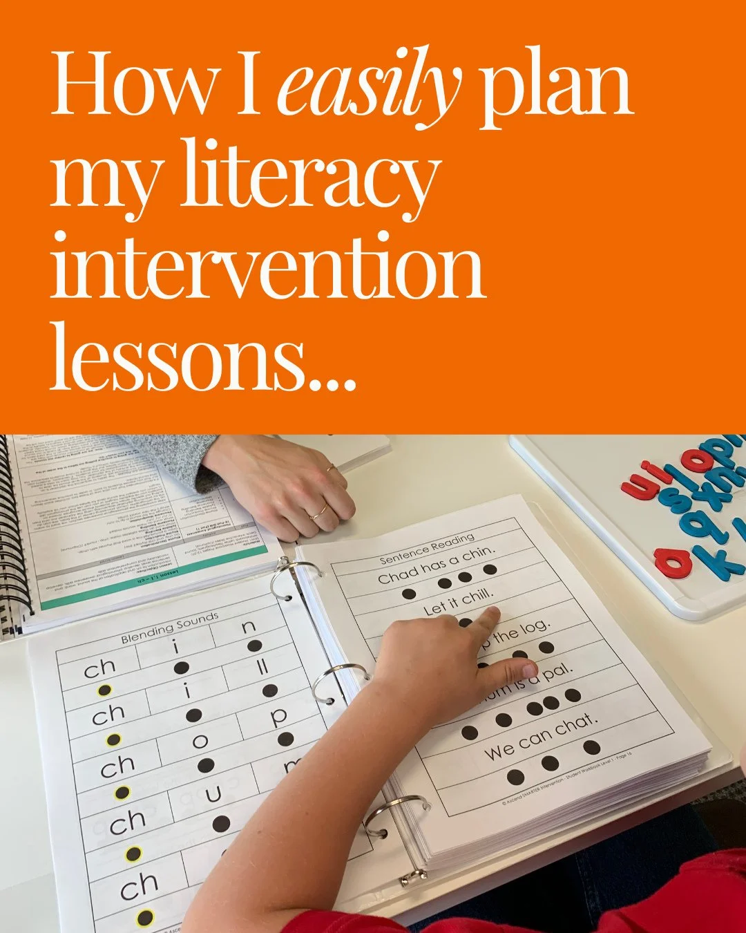 One of the things that makes my days run smoothly is the fact that lesson planning takes me about 2 minutes per group at this point.⁠
⁠
Which is great, because so many other things pop up in my day (professionally and personally), and I feel best whe