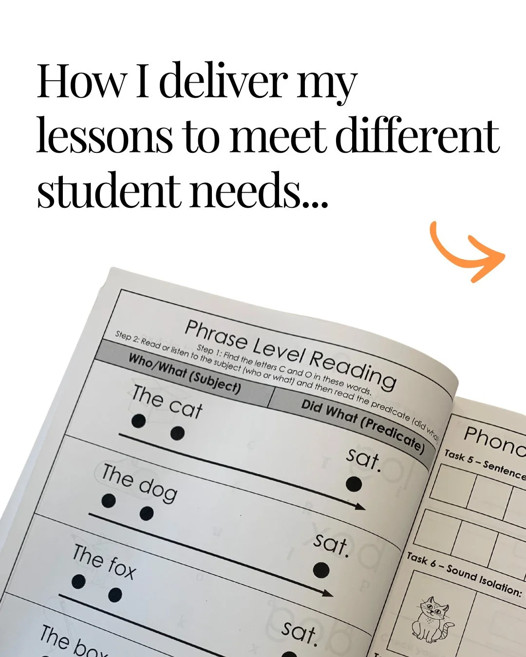 The word "differentiate" can bring up a lot of different feelings. ⁠
⁠
One of the words that comes up most often when we bring up this word is "overwhelm." ⁠
⁠
This makes a ton of sense because all of our students have different n