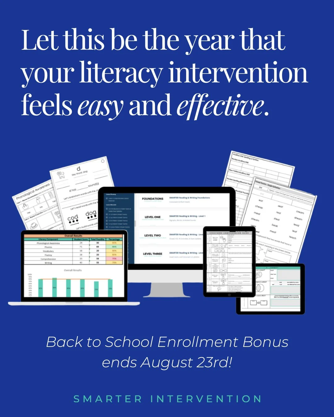 What if this could be the year that literacy intervention finally feels easier?⁠
⁠
What if this was the year that you were no longer trying to figure out what to teach, where to find it, and how to pull it all together every single week.⁠
⁠
That&rsqu