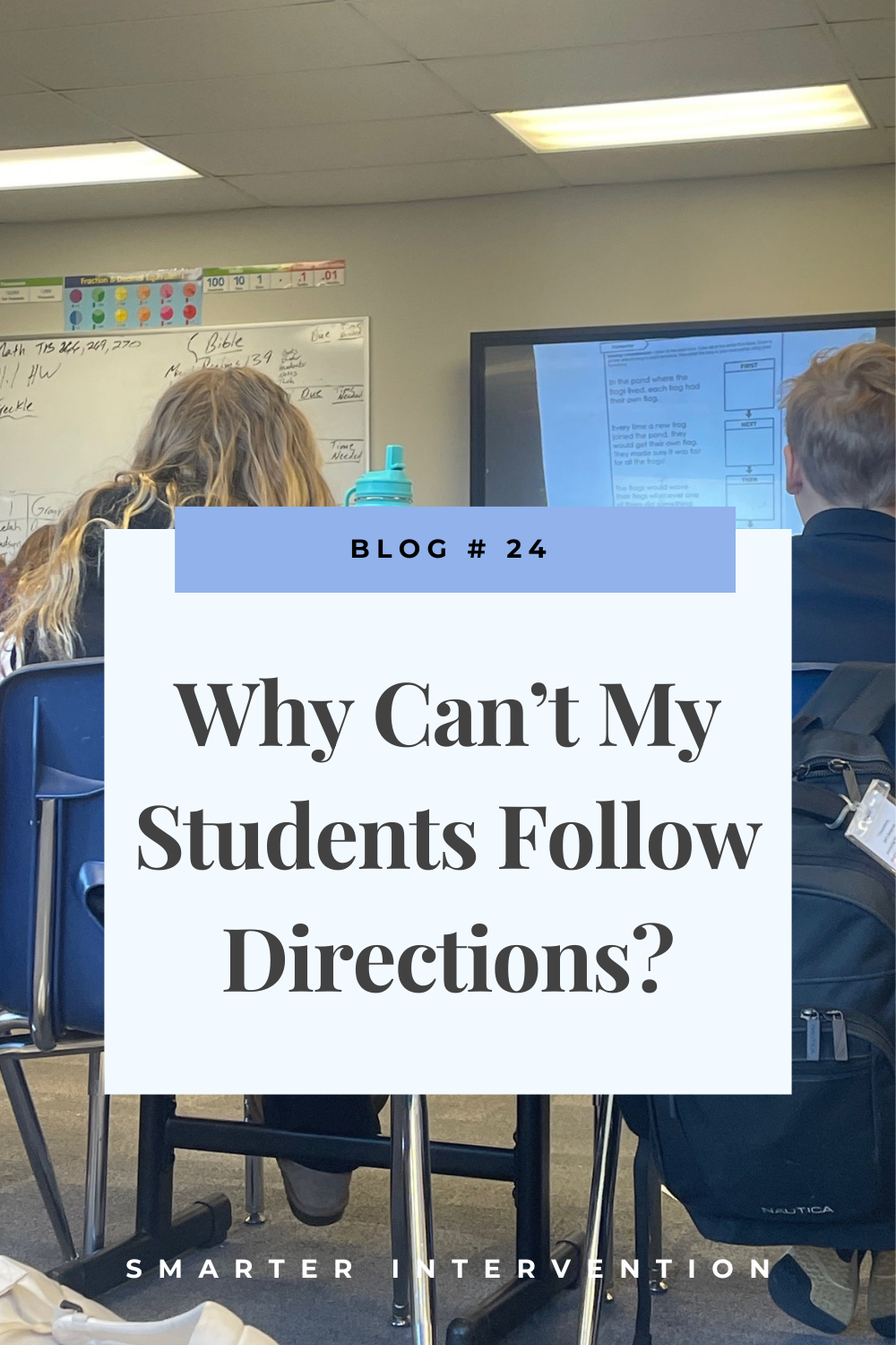 Why Can't My Students Follow Directions