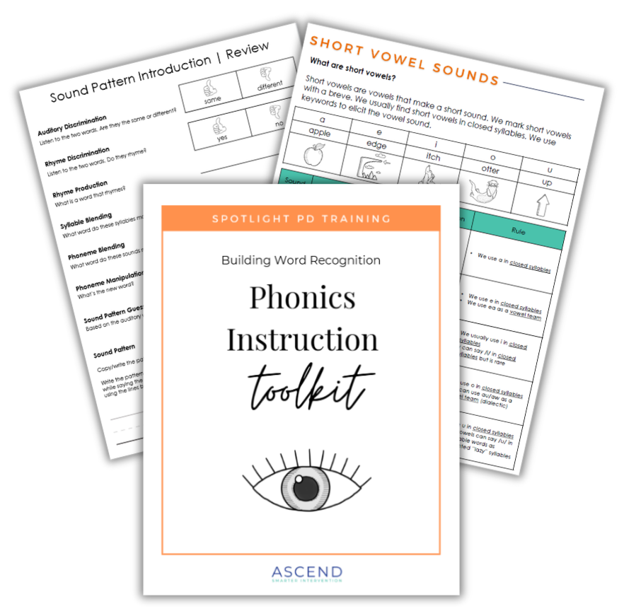 Phonics Instruction Toolkit