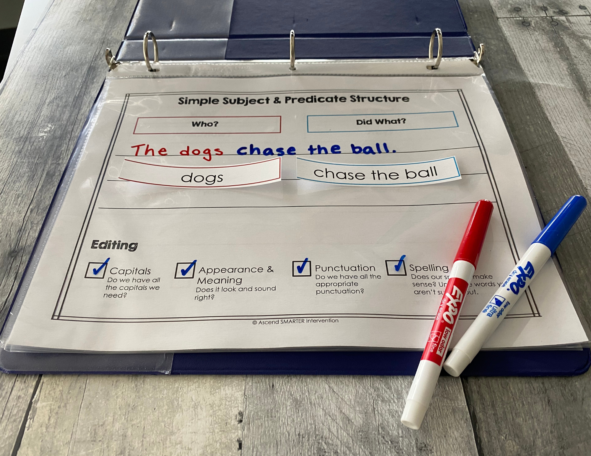 Simple Sentence Structure