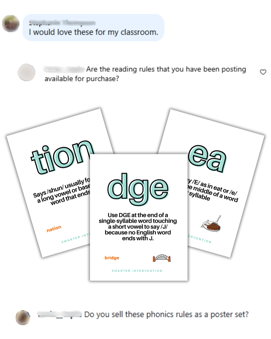 Phonics Rules Posters