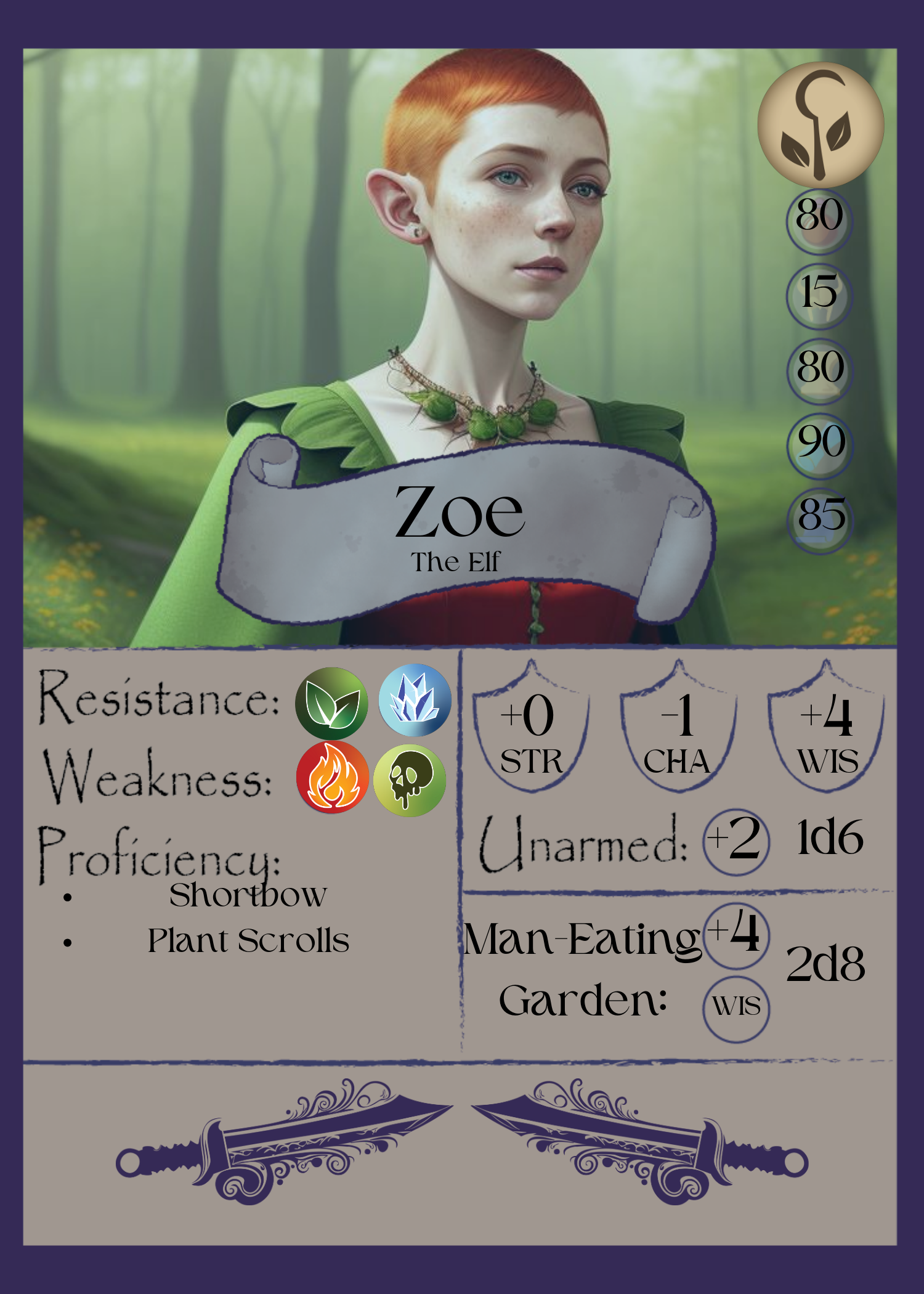 Hero Card, Druid