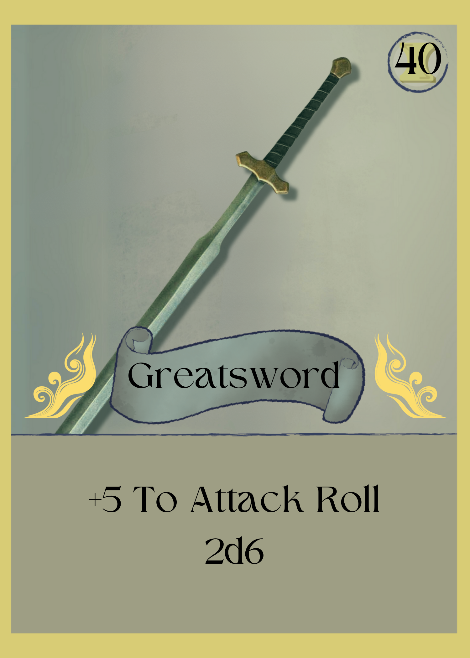 Item Card, Greatsword