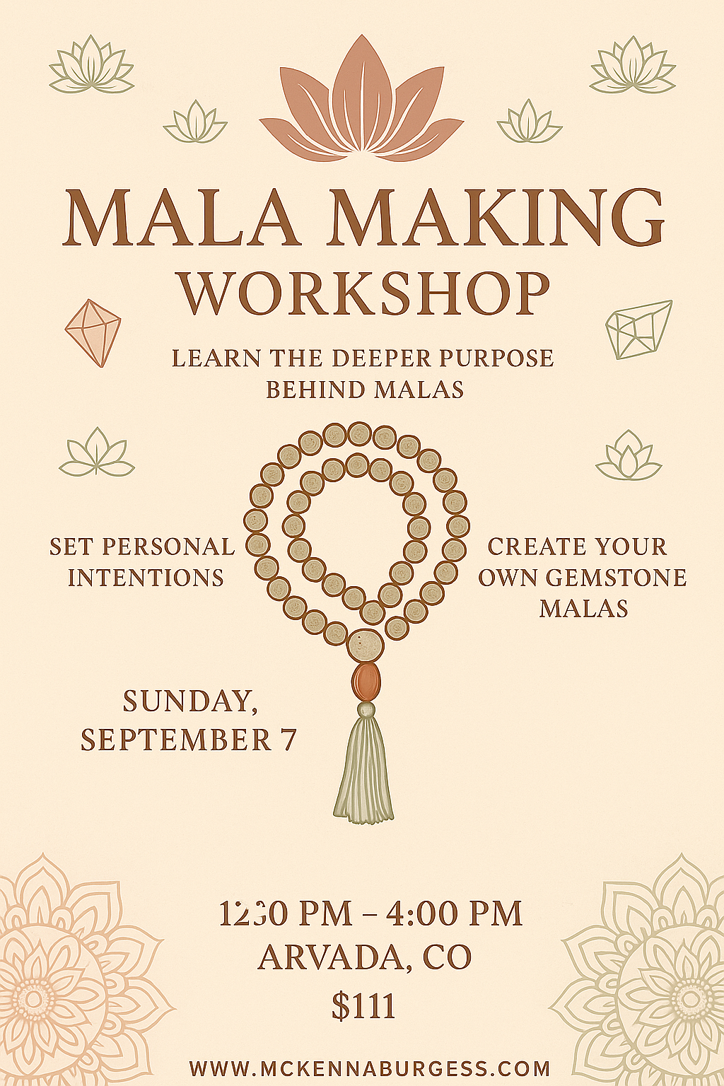 Mala Making Workshop