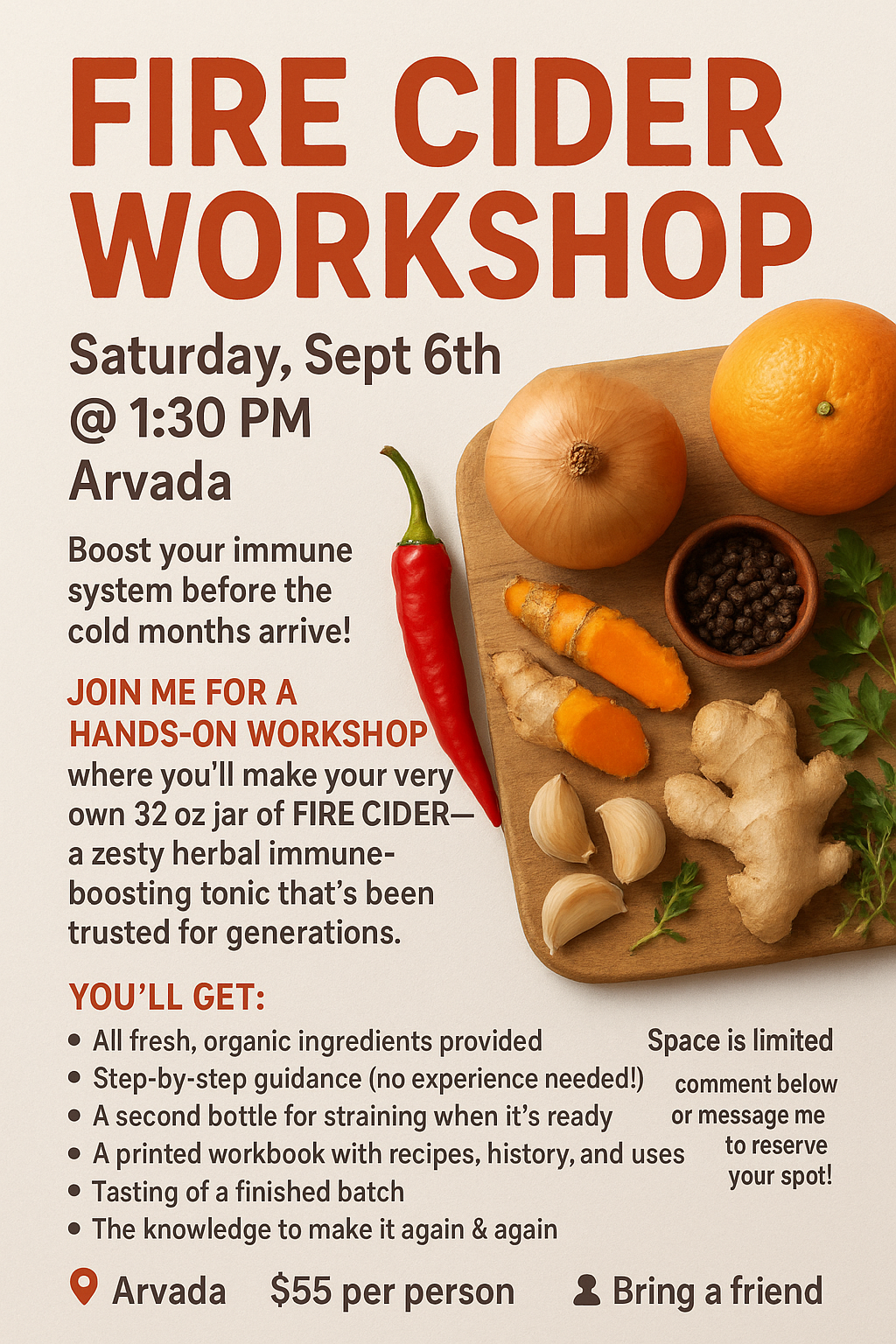 Fire Cider Making Workshop