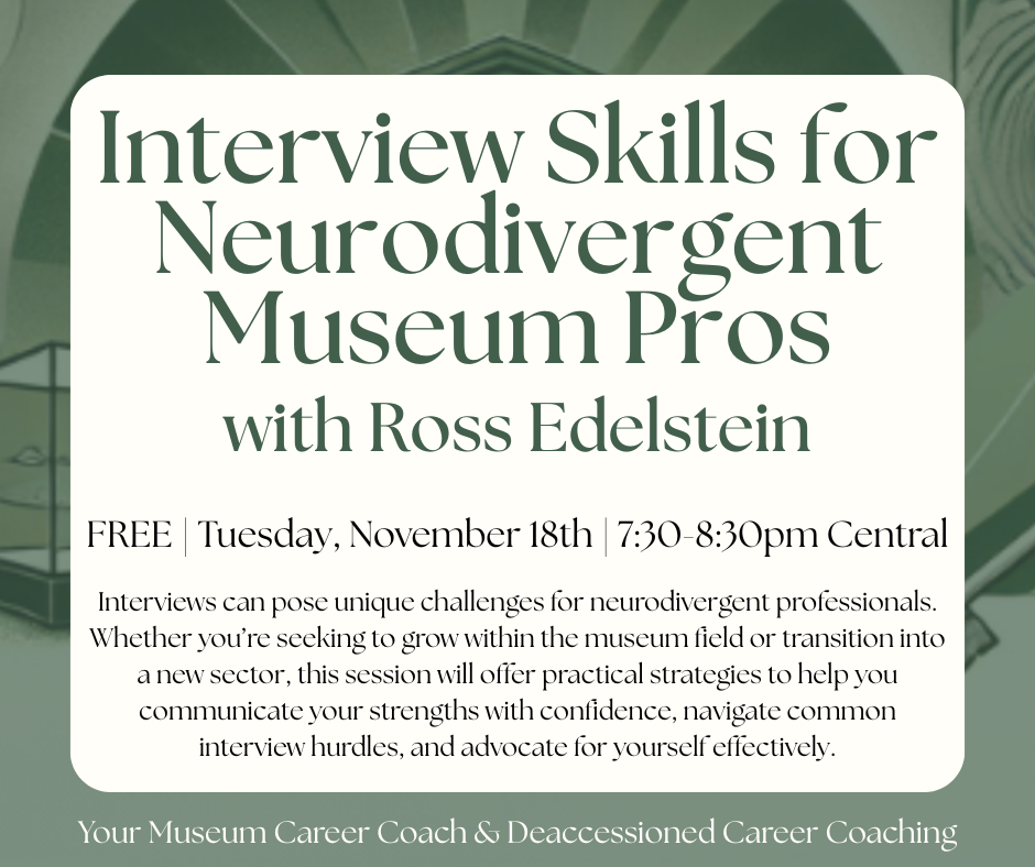 Interview Skills for Neurodivergent Museum Pros