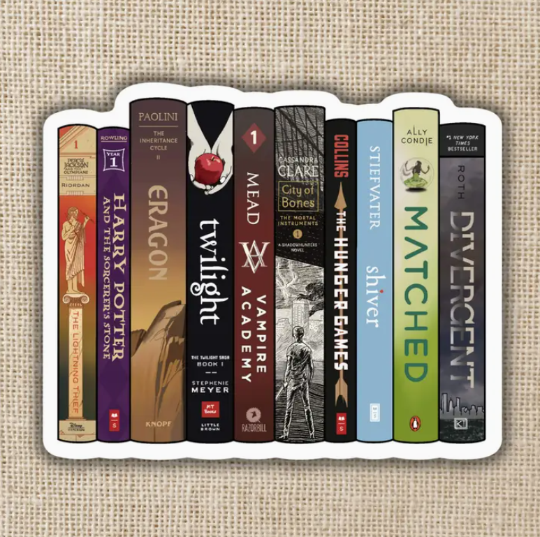 Nostalgic YA Fantasy Sticker