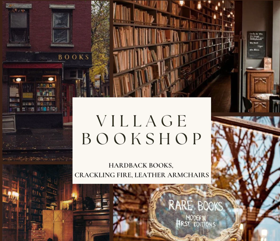 Village Bookshop Candle