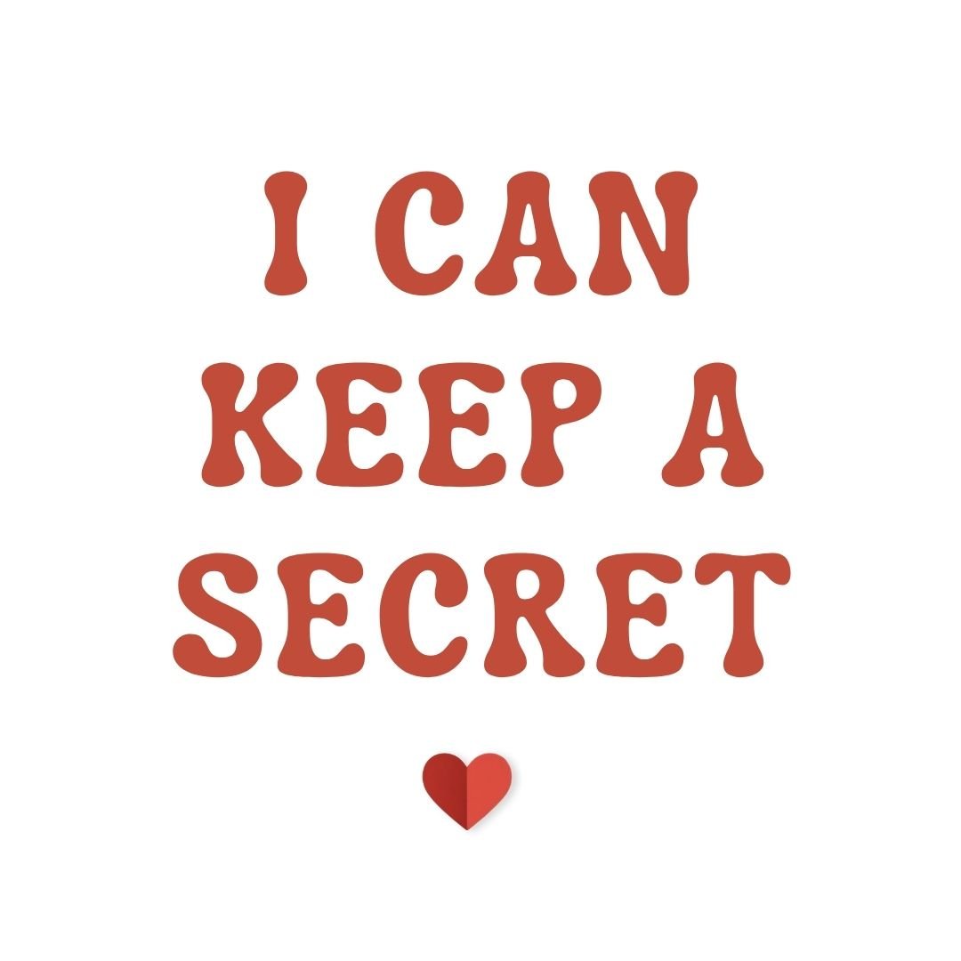 Red and White Typographic Secret T Shirt.jpg
