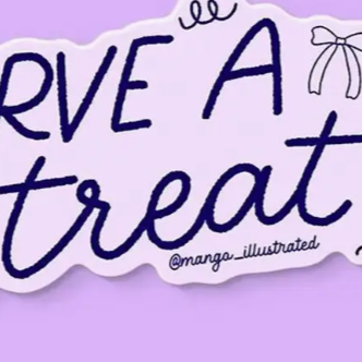 I Deserve A Little Treat Sticker