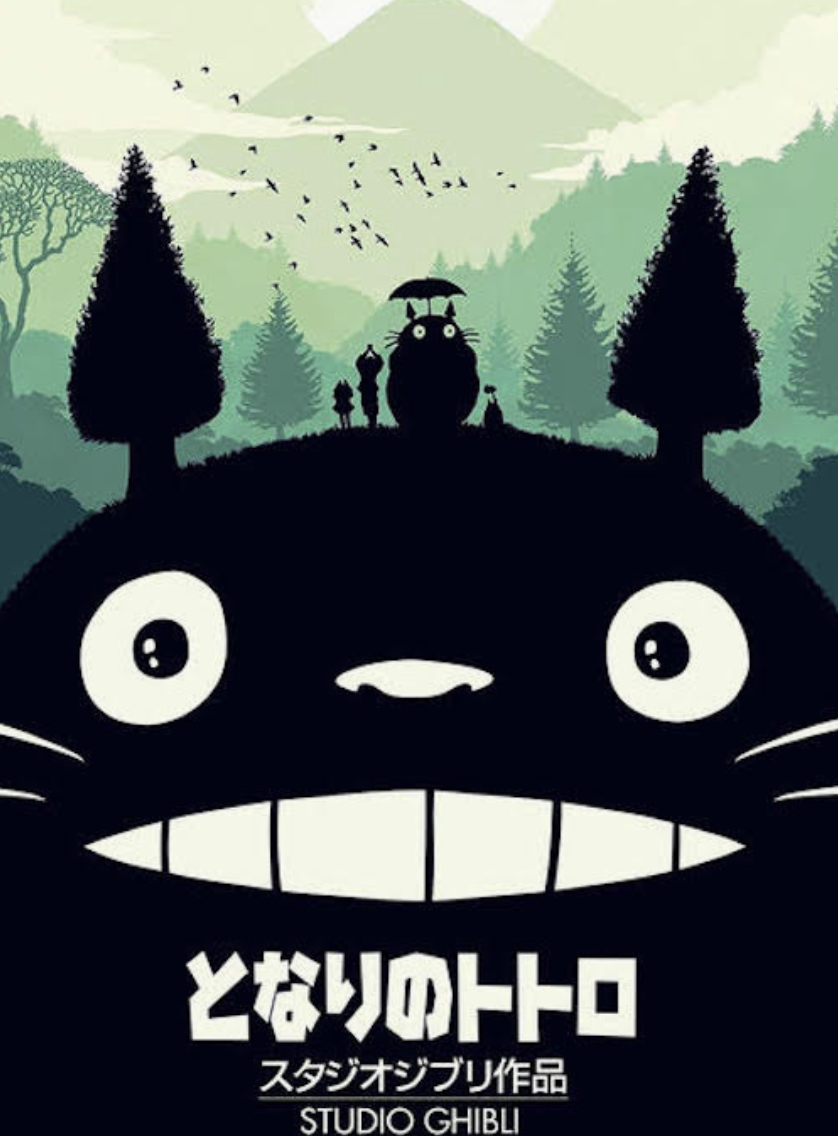 My Neighbor Totoro Shadow Anime Poster