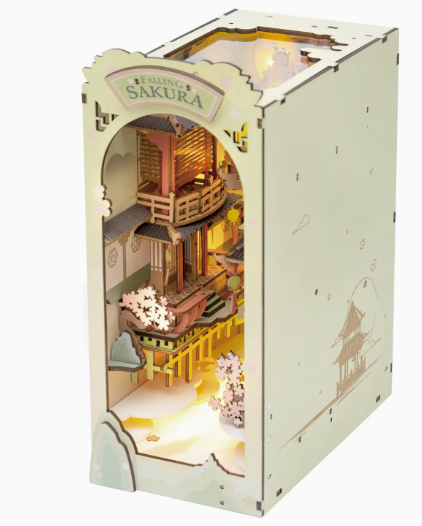 Book Nook Kit: Falling Sakura
