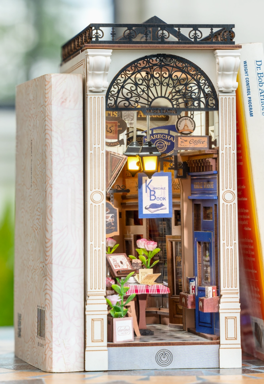 Book Nook Kit: Paris Arcade Date with Dust Cover