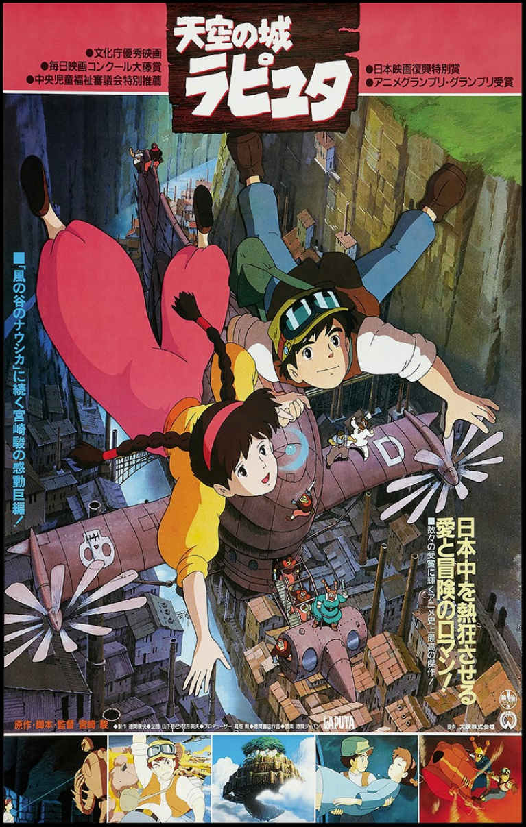 Castle in the Sky Anime Movie Poster