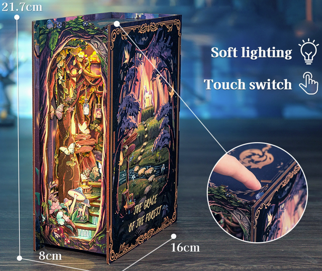 Book Nook Kit: Grace of the Forest w/ Dust Cover