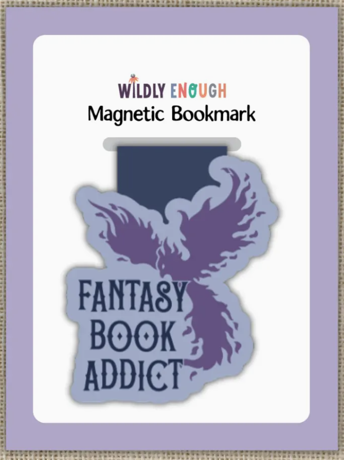 Fantasy Book Addict Magnetic Bookmark