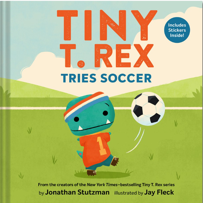 Tiny T Rex Tries Soccer