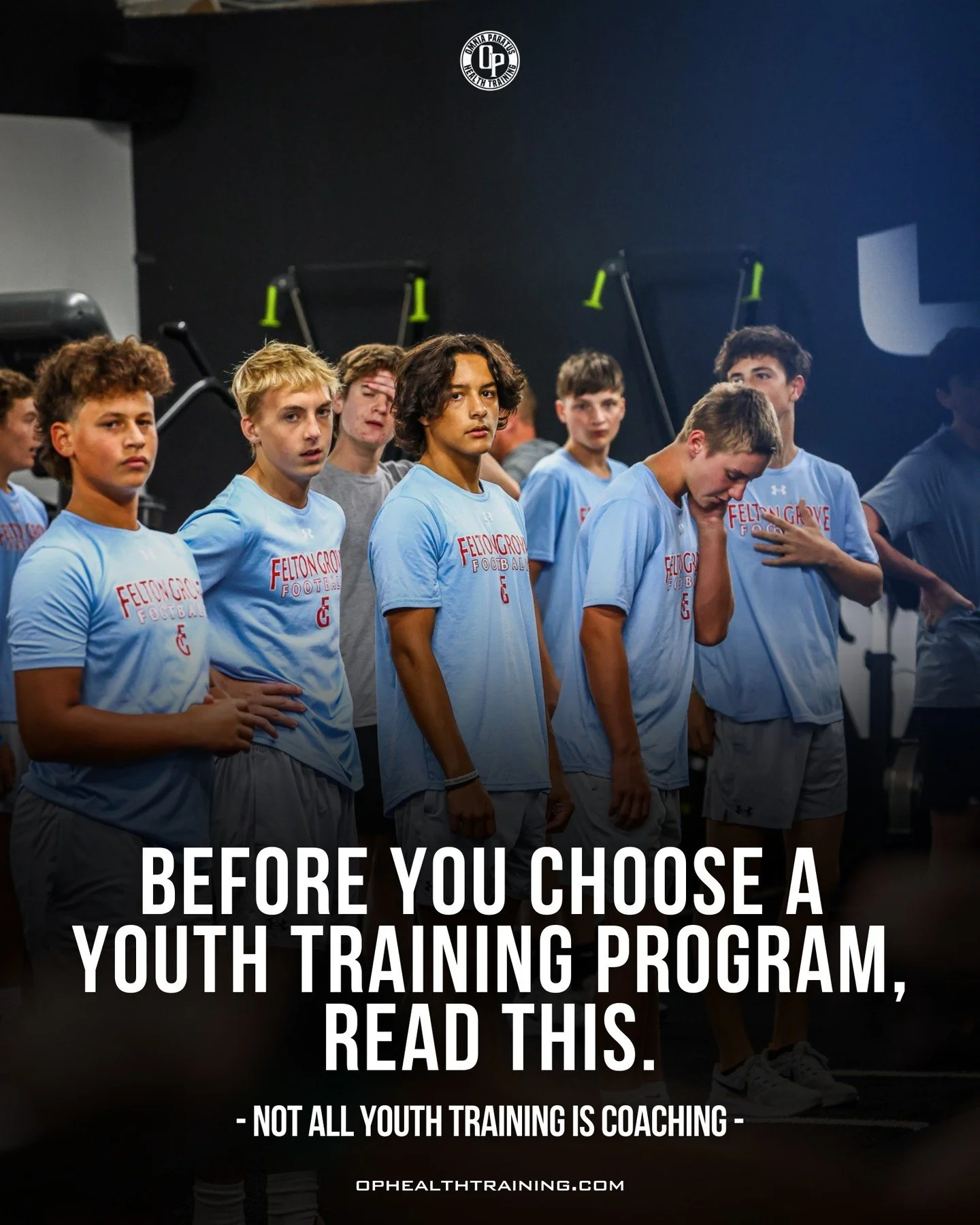 Before you choose where your athlete trains, consider how they&rsquo;re being coached!🏃🏻 

Here at Omnia Paratus Health Training, youth performance isn&rsquo;t about running kids into the ground. It&rsquo;s about teaching them how to move well, bui