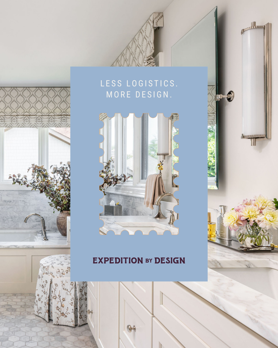 Image showing a recently designed/renovated bathroom with a vanity and bathtub.