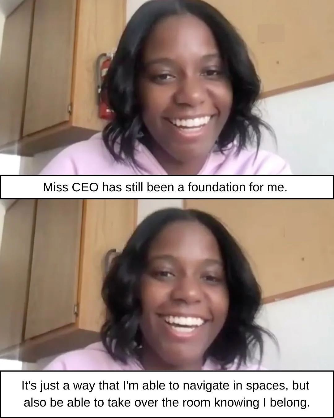 It was an absolute delight to sit down with the talented Miss CEO Alumna A'Niya Bankston and see how she's applied the Miss CEO toolkit as she prepares for her final year of college. A'Niya, your beautiful spirit, perseverance, and initiative will ta