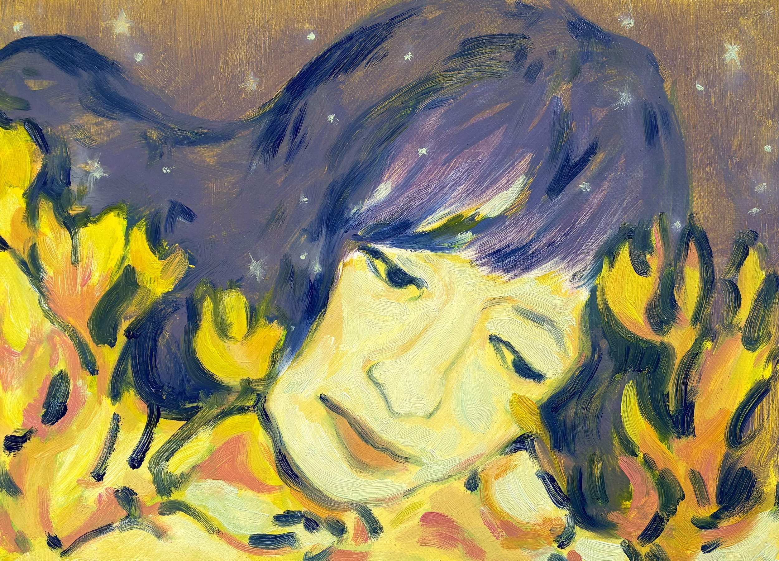 Seeking reassurance, Oil on canvas, 2026