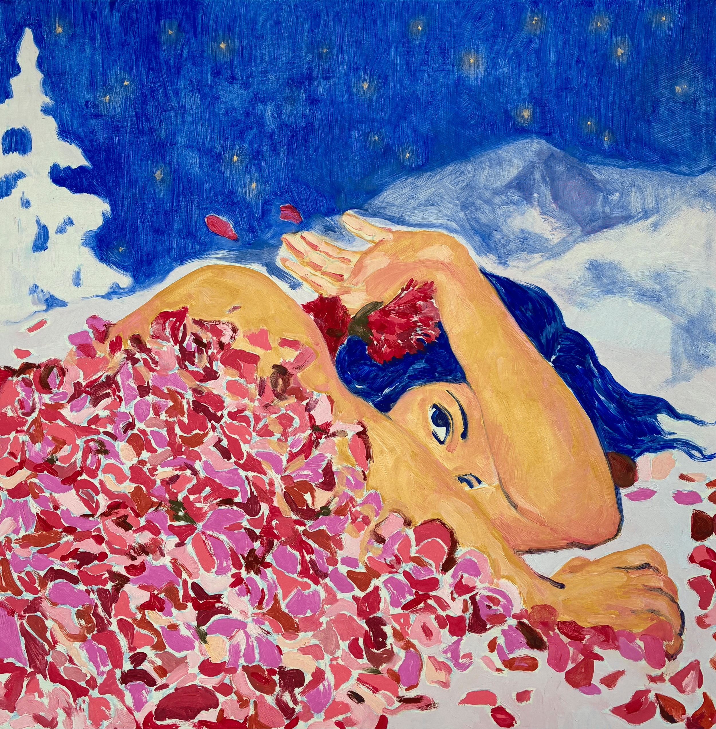 Defrosting, Oil on canvas, 2026