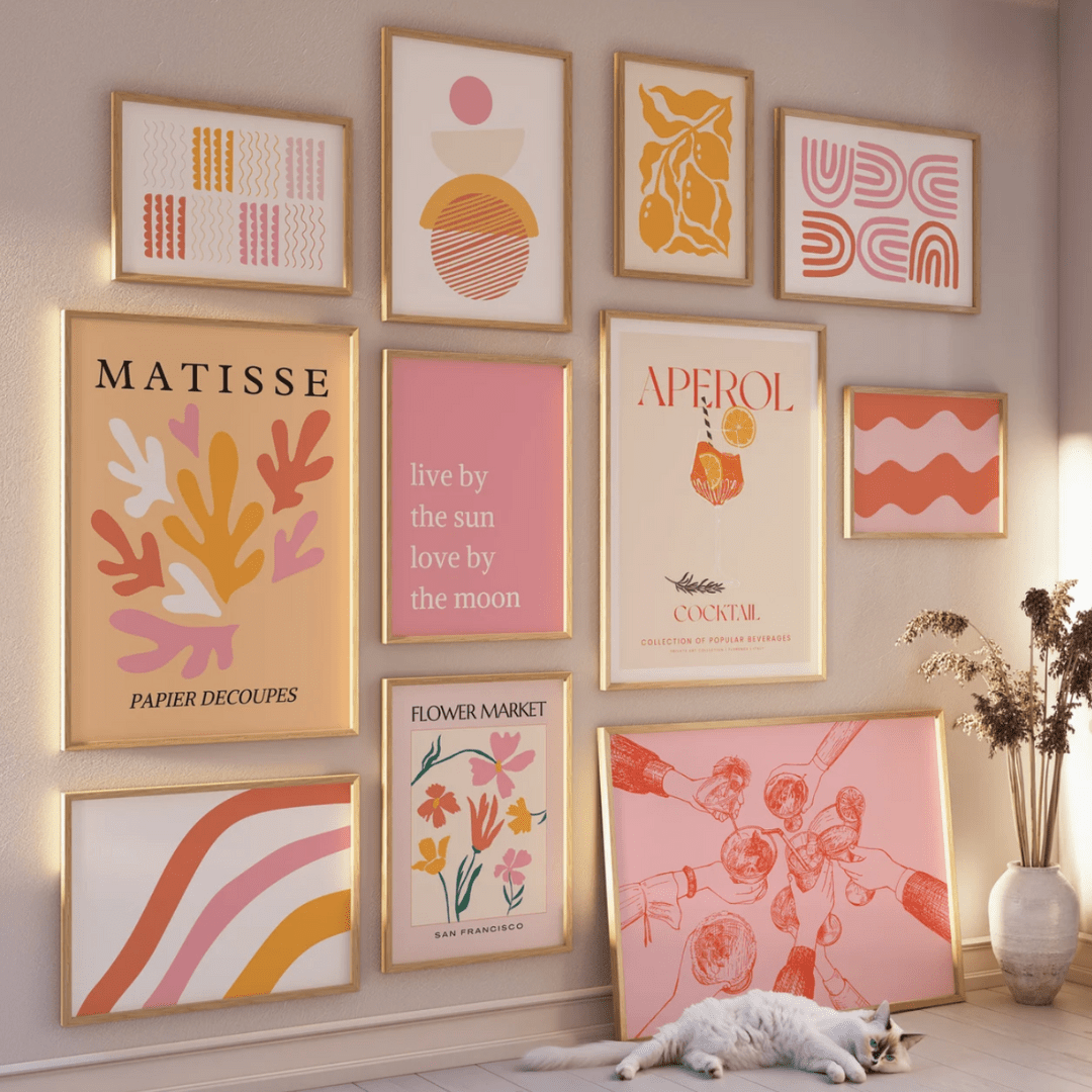 9 prachtige foto collage muur ideeën